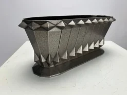 Pamono French Art Deco Cast Iron Vase or Planter, 1930s