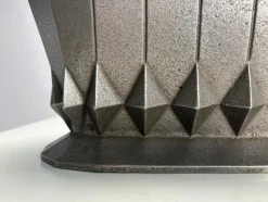 Pamono French Art Deco Cast Iron Vase or Planter, 1930s