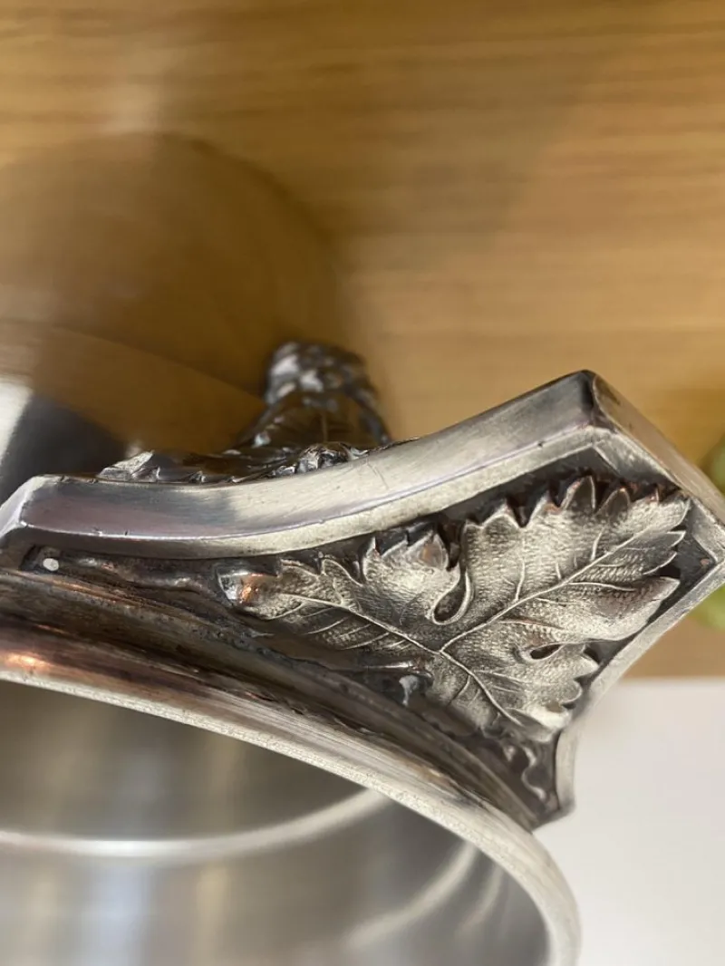 Pamono French Art Deco Champagne Cooler from Argit, Paris, 1930s> Ice Buckets & Wine Coolers