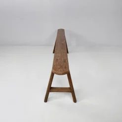 Sale Pamono French Art Deco Narrow Wood Bench, 1930s