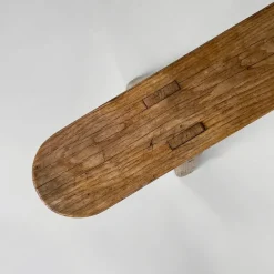 Sale Pamono French Art Deco Narrow Wood Bench, 1930s