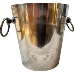 Clearance Pamono French Art Deco Silver Plated Wine Cooler, 1950s