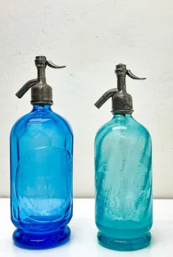 Best Pamono French Art Deco Soda Syphons, 1920s, Set of 2