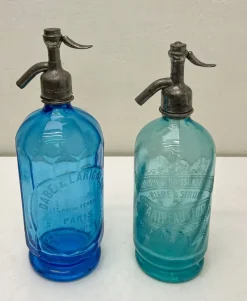 Best Pamono French Art Deco Soda Syphons, 1920s, Set of 2