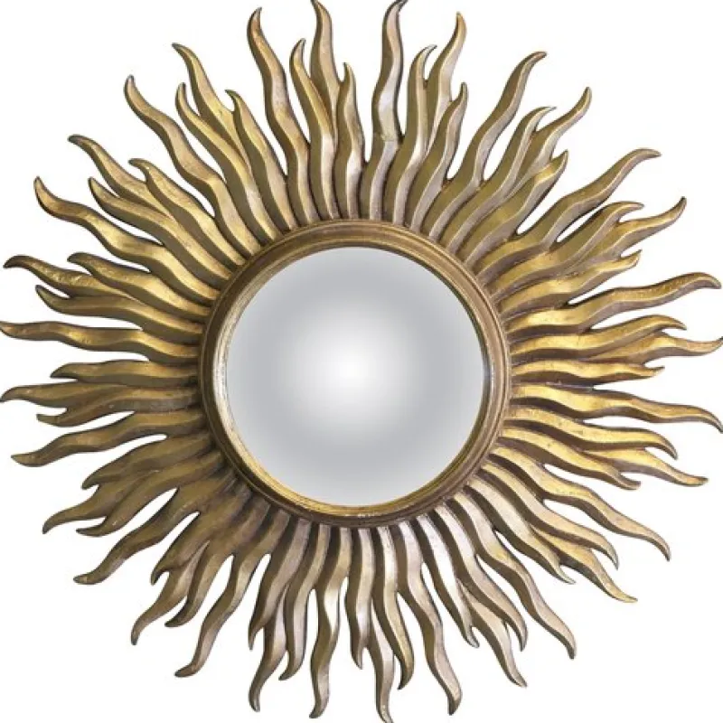 Pamono French Art Deco Style Sunburst Mirror, 1960s> Mirrors