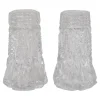 Clearance Pamono French Art Nouveau Salt and Pepper Shakers in Facetted Crystal Glass, 1920s, Set of 2