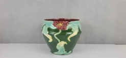 Outlet Pamono French Art Nouveau Slip Planter, 1890s