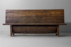 Outlet Pamono French Art Populaire Fermette Bench, Early 1900s