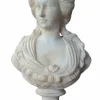 Pamono French Artist, Bust of Marie Antoinette, 19th Century, Alabaster