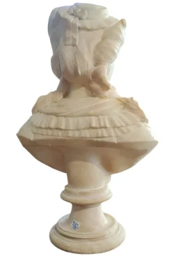 Pamono French Artist, Bust of Marie Antoinette, 19th Century, Alabaster