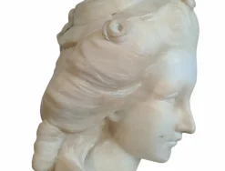 Pamono French Artist, Bust of Marie Antoinette, 19th Century, Alabaster