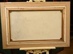 Pamono French Artist, Impressionist Landscape, 1980s, Oil Painting, Framed><noscript><img width=