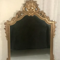 Hot Pamono French Baroque Style Giltwood Mirror, 1880s
