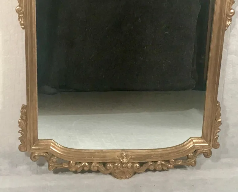 Hot Pamono French Baroque Style Giltwood Mirror, 1880s
