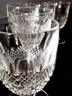 Sale Pamono French Beaux-Art Style Ground Crystal Liqueur Glasses, 1920, Set of 6