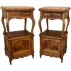 Pamono French Bedside Tables with Cabriole Legs, 1950s, Set of 2> Nightstands