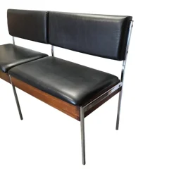 Pamono French Bench with Storage Space, 1960s