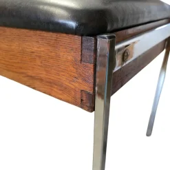 Pamono French Bench with Storage Space, 1960s