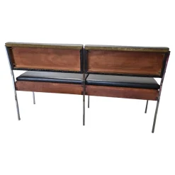 Pamono French Bench with Storage Space, 1960s