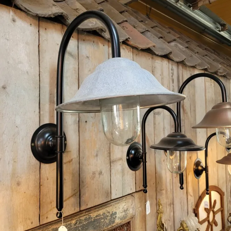 Hot Pamono French Black Zinc Outdoor Barn Light