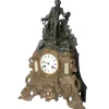 Pamono French Brass La Fontaine Clock, 1900s> Clocks