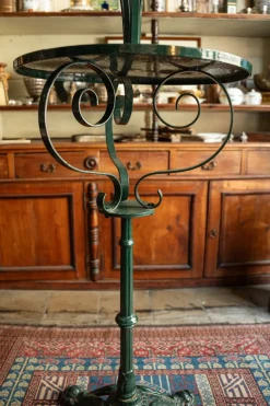 Pamono French Cast Iron Garden Table, 1890s><noscript><img width=