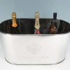 Pamono French Champagne Bucket Silver Plate 8 Bottle Wine Cooler Bollinger> Ice Buckets & Wine Coolers