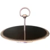 Pamono French Cheese or Serving Tray in Inox and Glass From Jean Couzon, Circa 1970> Serving Dishes