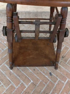 Pamono French Children's Chair in Walnut, Late 1800s><noscript><img width=