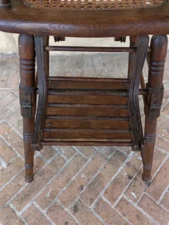 Pamono French Children's Chair in Walnut, Late 1800s><noscript><img width=