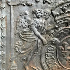 Pamono French Chimney Fireback, 1850s><noscript><img width=