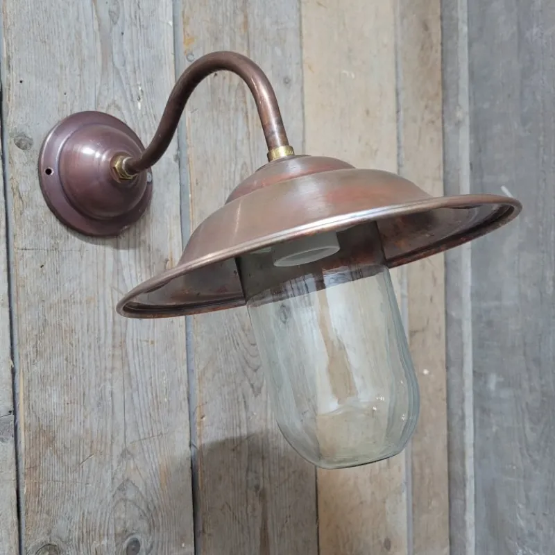 Pamono French Classic Copper Outdoor Barn Light Lamp> Garden Lighting