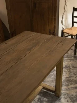 Outlet Pamono French Country Dining Table, 1890s