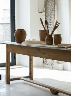 Outlet Pamono French Country Dining Table, 1890s