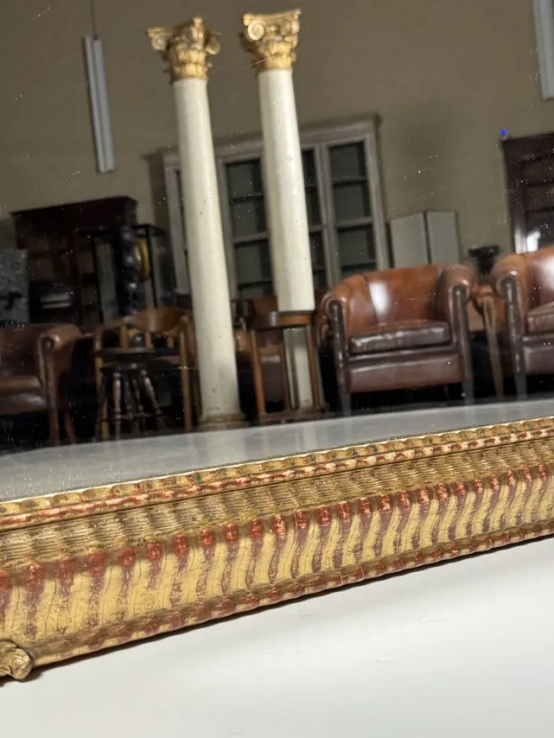 Pamono French Crested Mirror, 19th Century> Mirrors
