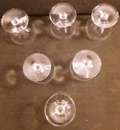 Online Pamono French Crystal Glass Wine Glasses from Baccarat, 1970s, Set of 6