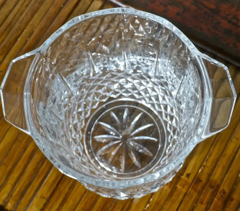 Pamono French Crystal Ice Bucket, 1920s> Ice Buckets & Wine Coolers