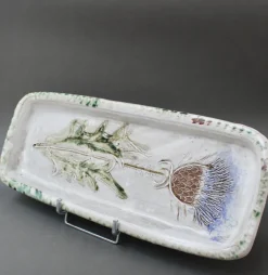 Pamono French Decorative Ceramic Tray by Albert Thiry, 1960s