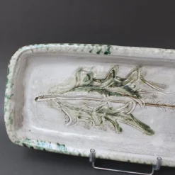 Pamono French Decorative Ceramic Tray by Albert Thiry, 1960s