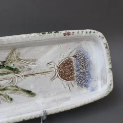 Pamono French Decorative Ceramic Tray by Albert Thiry, 1960s
