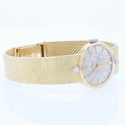Pamono French Diamonds 18 Karat Yellow Gold Eviana Women Watch, 1960s