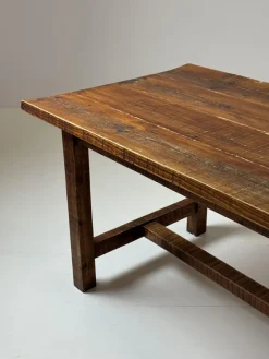 Pamono French Dining Table in Pine><noscript><img width=
