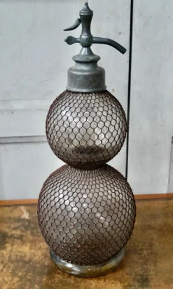 Pamono French Double Gourd Soda Syphon, 1890s><noscript><img width=