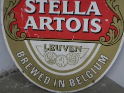 Discount Pamono French Double-Sided Stella Artois License Plate, 1970
