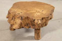 Pamono French Elm Side Table, 1900> Coffee & Side Tables