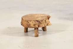 Pamono French Elm Side Table, 1900><noscript><img width=