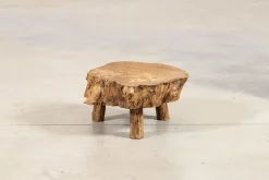 Pamono French Elm Side Table, 1900><noscript><img width=