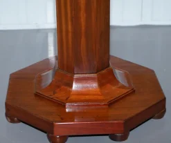 Pamono French Empire Hardwood Chess Table in Marble & Ormolu, 1900s><noscript><img width=
