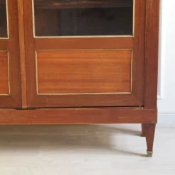 Pamono French Empire Showcase with Brass, 1850s><noscript><img width=