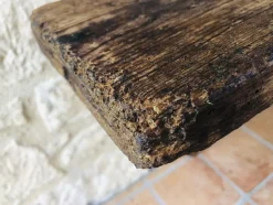 New Pamono French Farmhouse Bench, 1940s